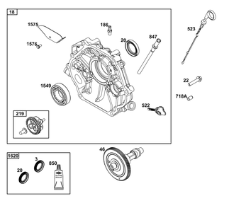 Part Location Diagram of 597036 Briggs and Stratton Screw